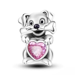 New S925 dog pandora style charm